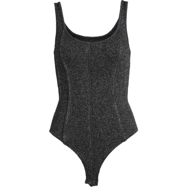 body Agolde nero tinta unita