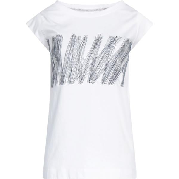 t-shirt Tonet bianco tinta unita