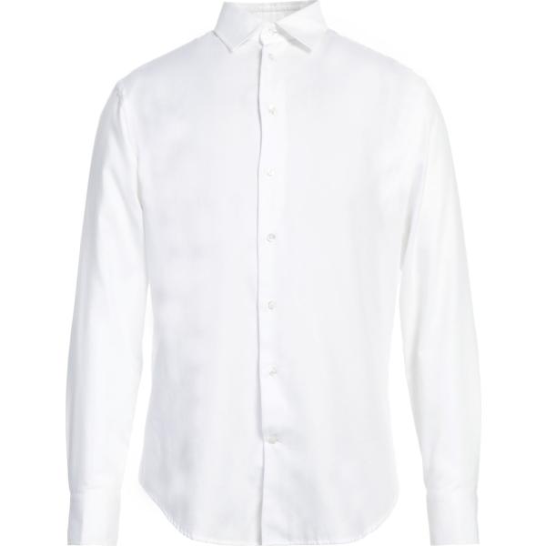 camicie Emporio Armani bianco tinta unita