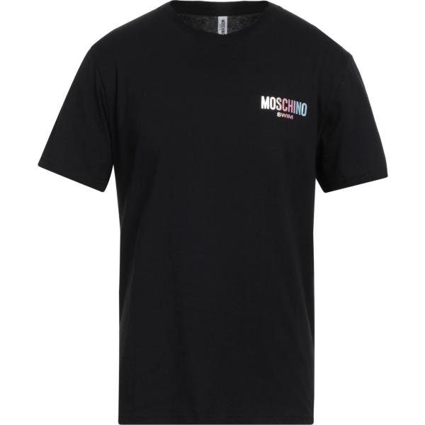 t-shirt Moschino nero con stampe