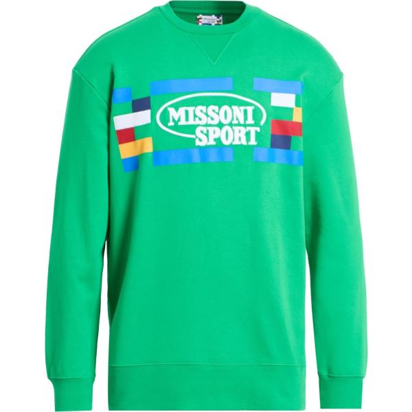 felpe Missoni verde con stampe