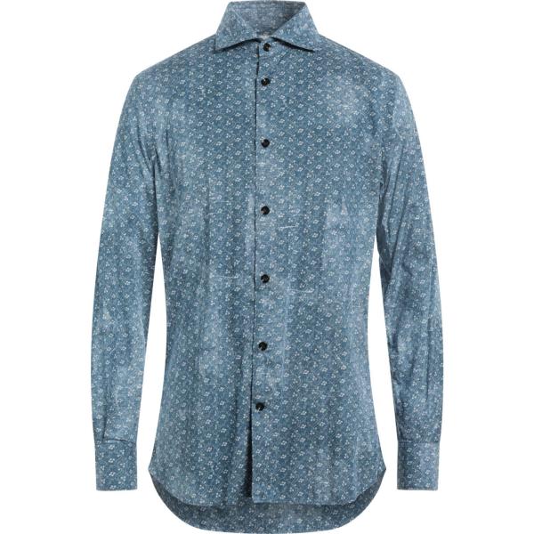camicie Glanshirt blu a fiori