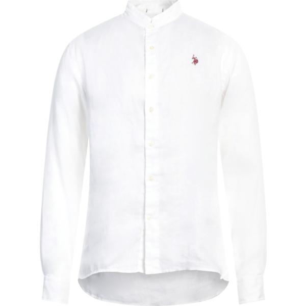 camicie U.s.polo Assn. bianco tinta unita