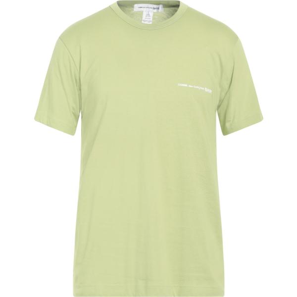 t-shirt COMME des GARÇONS SHIRT giallo con stampe