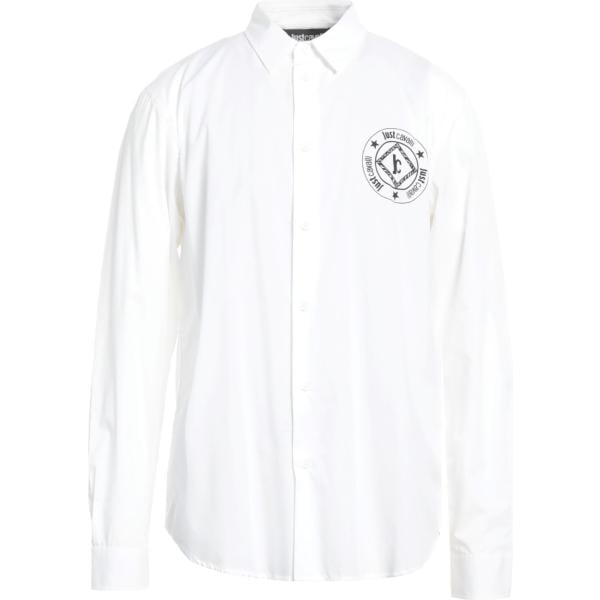 camicie Just Cavalli bianco con stampe
