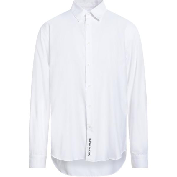 camicie Costume National bianco tinta unita