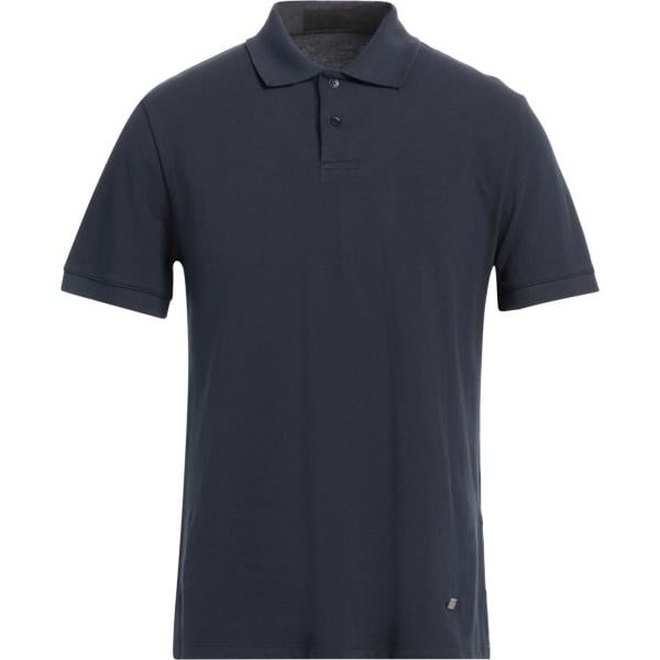 polo Just Cavalli blu tinta unita