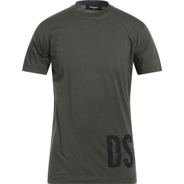 t-shirt Dsquared2 grigio con stampe