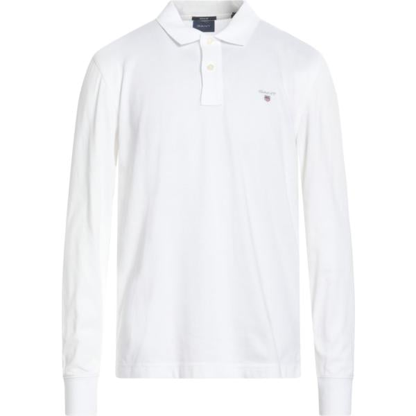 polo Gant bianco tinta unita