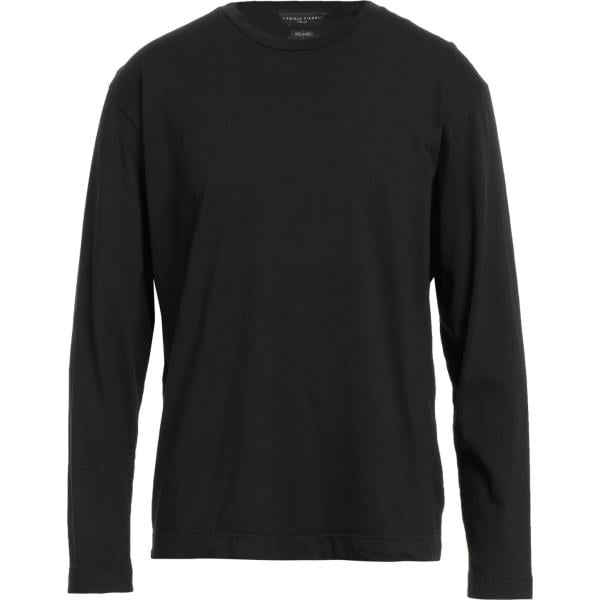 t-shirt Daniele Fiesoli nero tinta unita