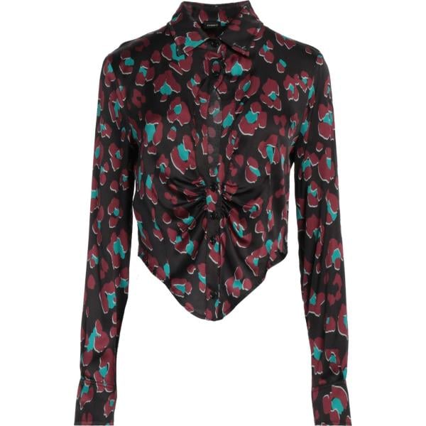 camicie Pinko nero animalier