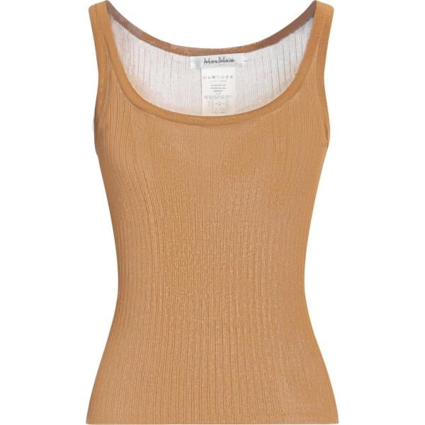 top Max Mara marrone tinta unita