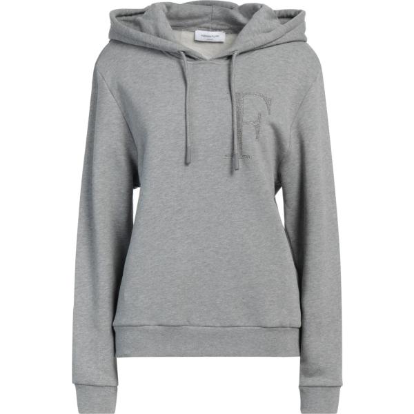 felpe con cappuccio Fabiana Filippi grigio tinta unita