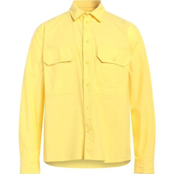 camicie Neil Barrett giallo tinta unita