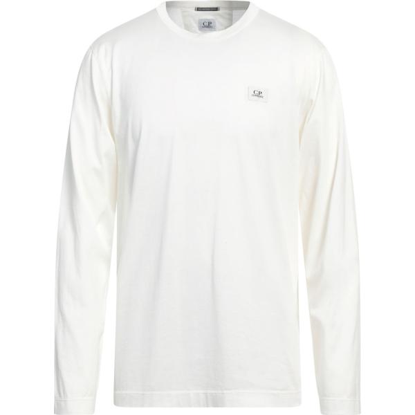t-shirt C.p. Company bianco tinta unita
