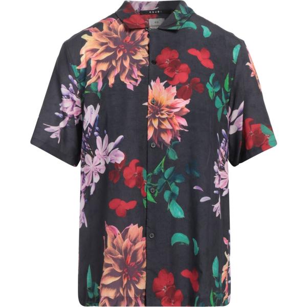 camicie a manica corta Ksubi nero a fiori