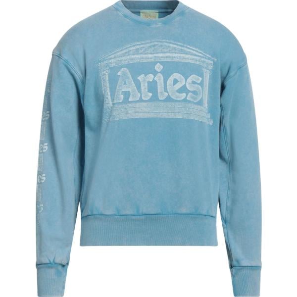 felpe Aries blu con stampe