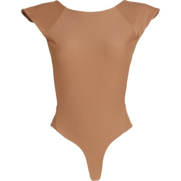 body Chéri marrone tinta unita