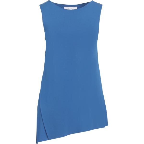 top Kaos blu tinta unita