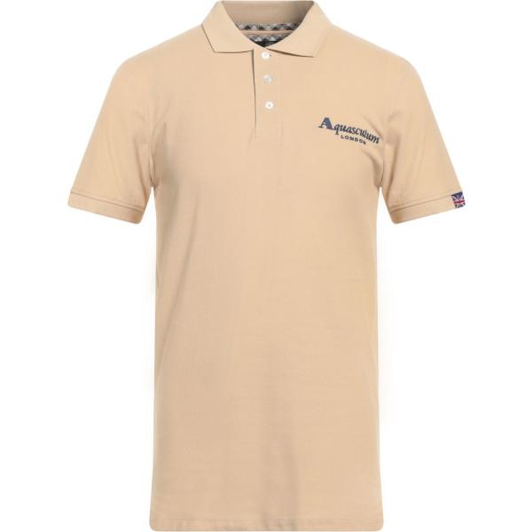 polo Aquascutum Active marrone tinta unita
