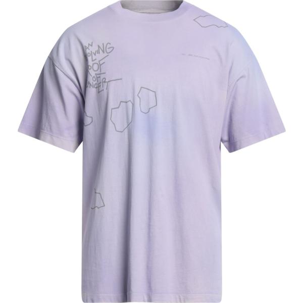 t-shirt Objects Iv Life viola con stampe