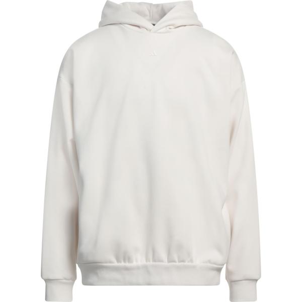 felpe con cappuccio Adidas bianco tinta unita