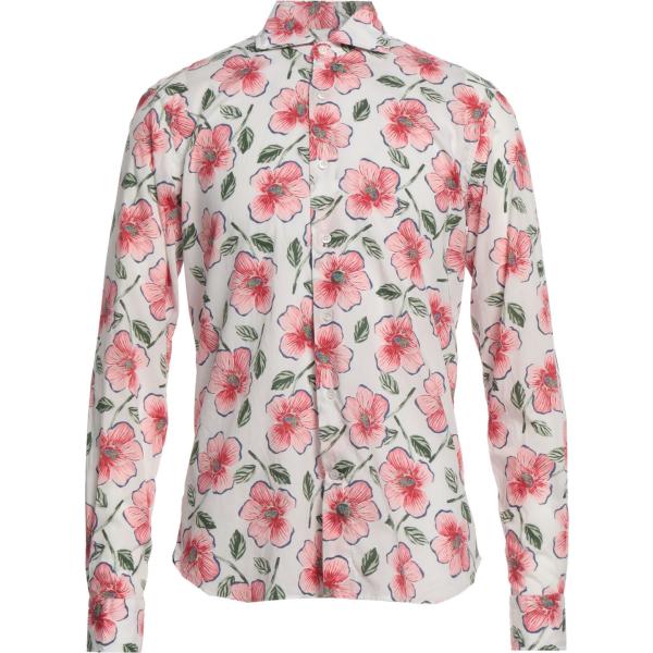 camicie Orian grigio a fiori