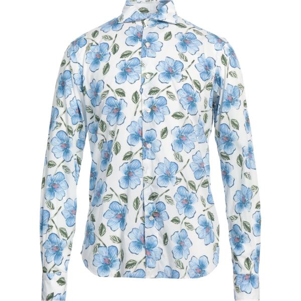 camicie Orian bianco a fiori