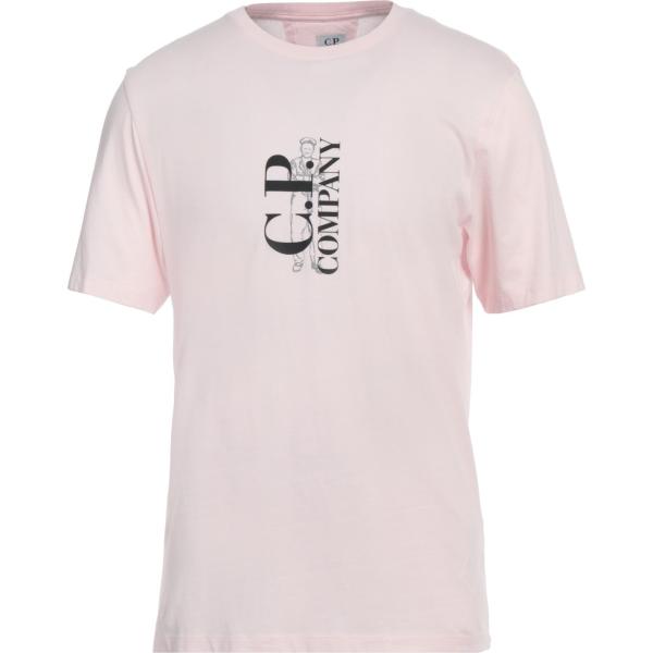 t-shirt C.p. Company grigio con stampe