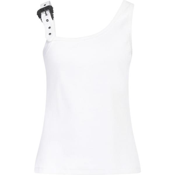 canottiere Versace Jeans Couture bianco tinta unita