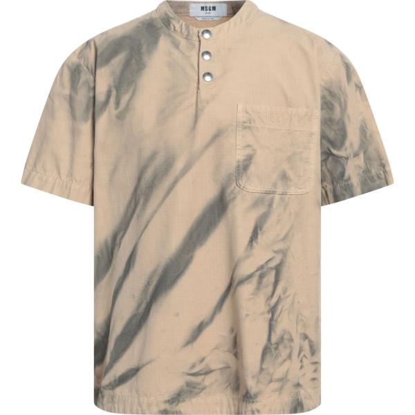 camicie a manica corta Msgm marrone