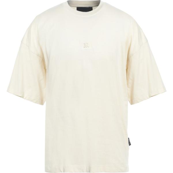 t-shirt John Richmond bianco tinta unita