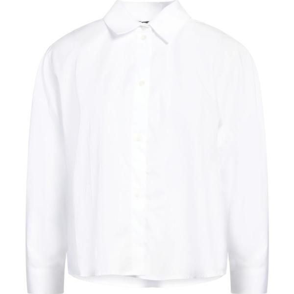 camicie Armani Exchange bianco tinta unita