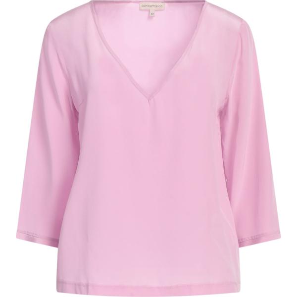 top Camicettasnob rosa tinta unita