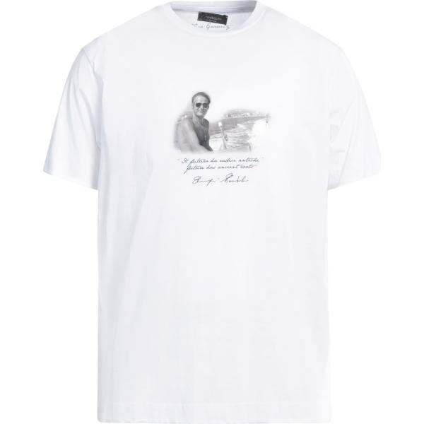 t-shirt Tombolini bianco con stampe