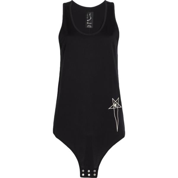 body RICK OWENS x CHAMPION nero tinta unita