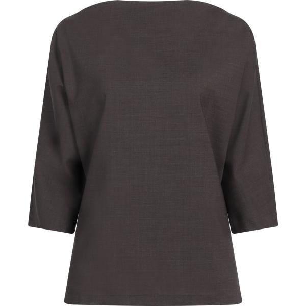 top P.a.r.o.s.h. grigio tinta unita