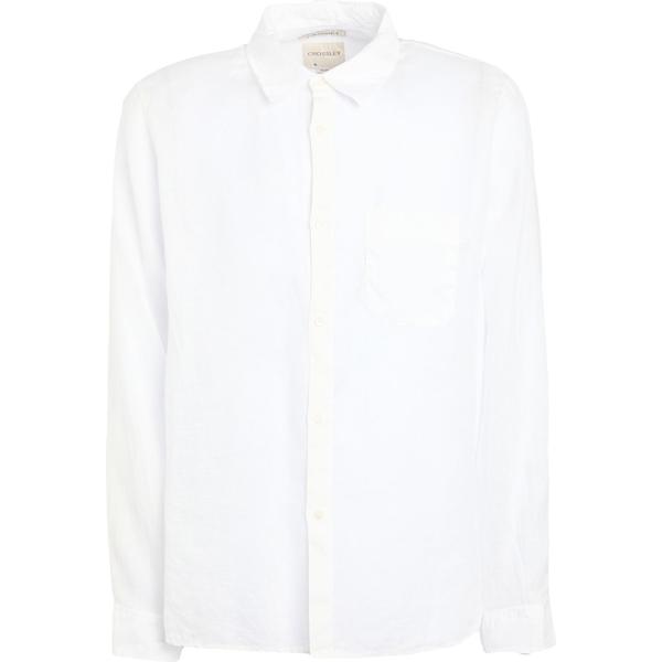 camicie Crossley bianco tinta unita