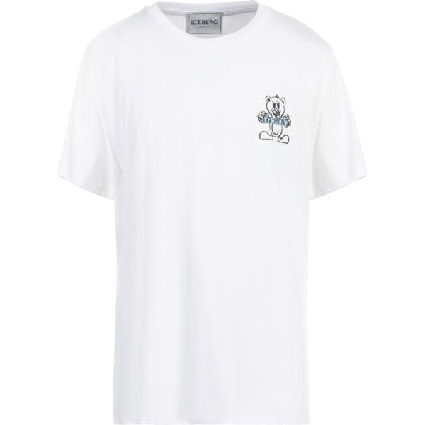 t-shirt Iceberg bianco con stampe
