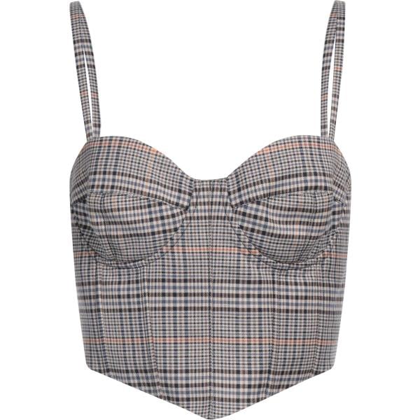 Top da donna in grigio scuro in viscosa Dondup Dondup