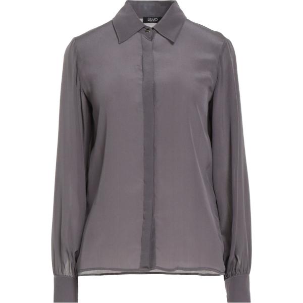 camicie Liu •Jo grigio tinta unita