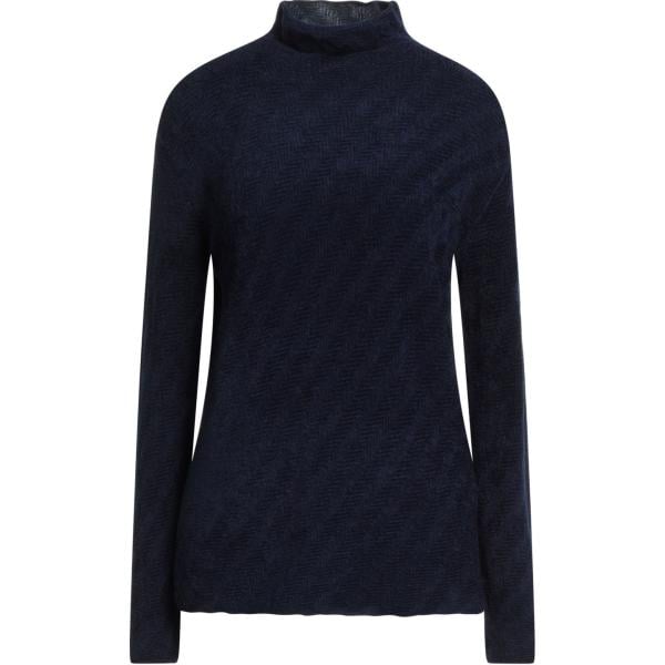 maglieria Emporio Armani blu tinta unita