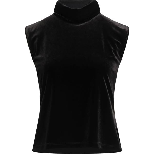 top Stephan Janson nero tinta unita