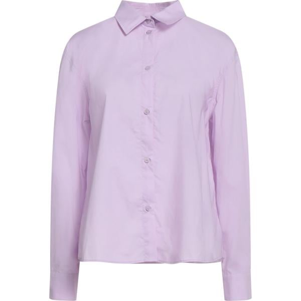 camicie Armani Exchange viola tinta unita