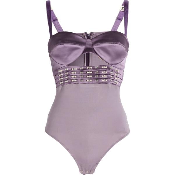 body Elisabetta Franchi bianco tinta unita