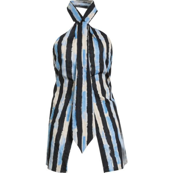 top Pinko nero a righe