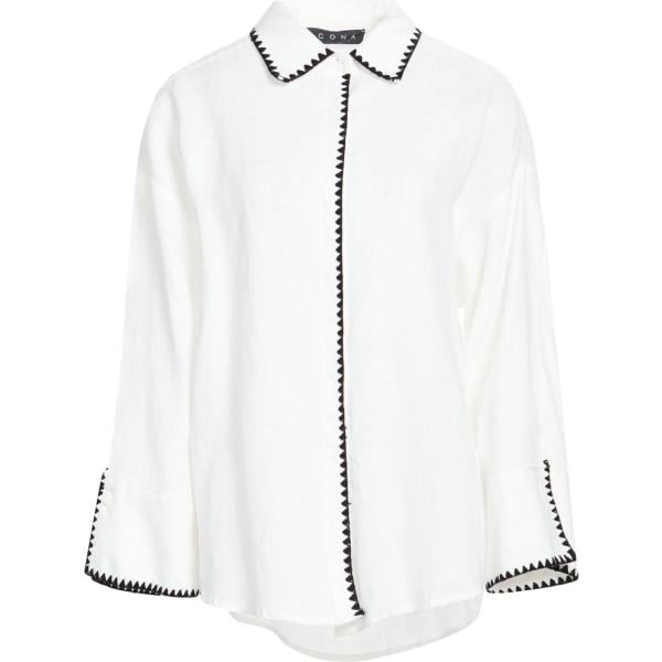 camicie ICONA by KAOS bianco tinta unita