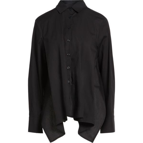 camicie Alpha Studio nero tinta unita