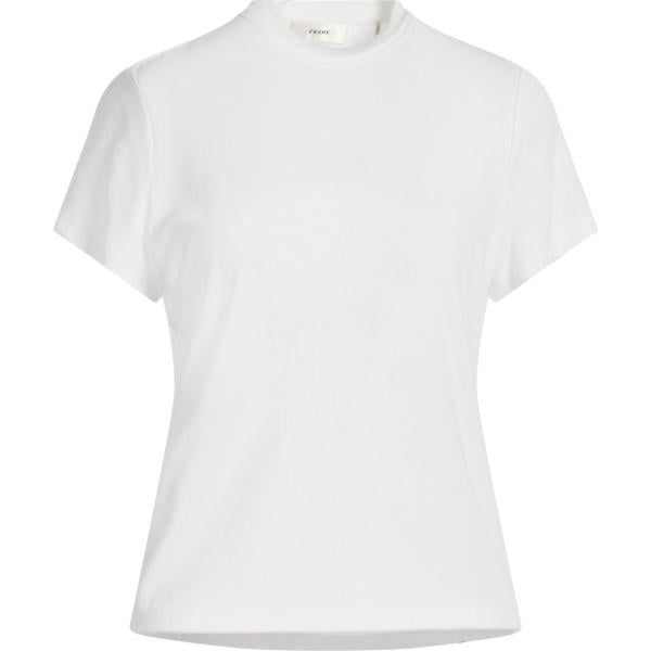 t-shirt Frame bianco tinta unita