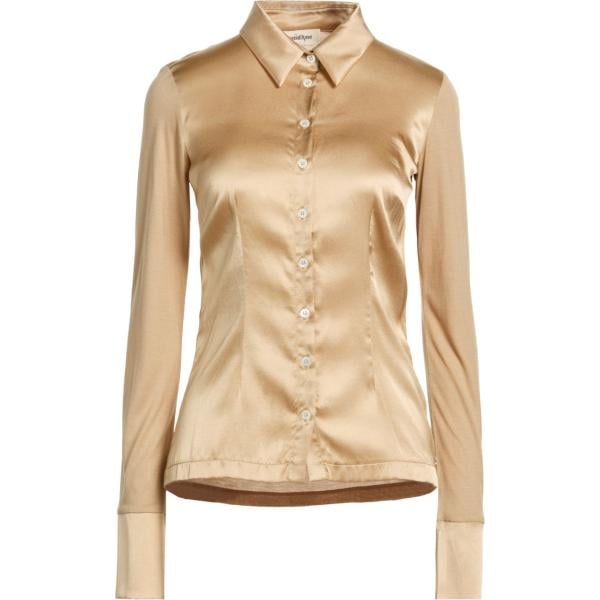 camicie Ottodame marrone tinta unita